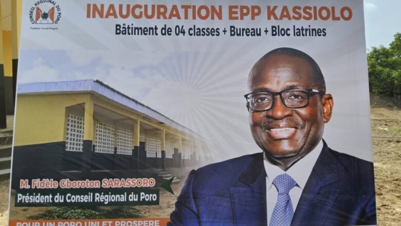 ÉDUCATION à M&rsquo;BENGUE: LE CONSEIL RÉGIONAL DU PORO OFFRE UNE ÉCOLE MODERNE AUX POPULATIONS DE KASSIOLO