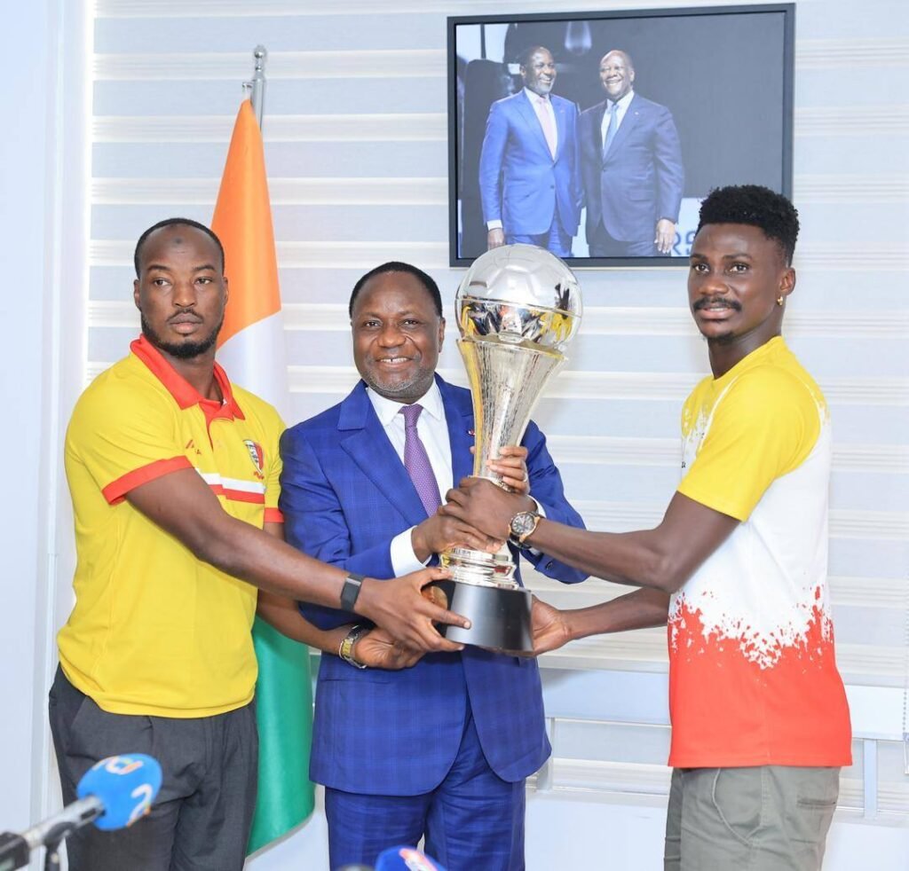 Coupe Nationale 2026 : Le trophée présenté au Ministre Mamadou Sangafowa Coulibaly