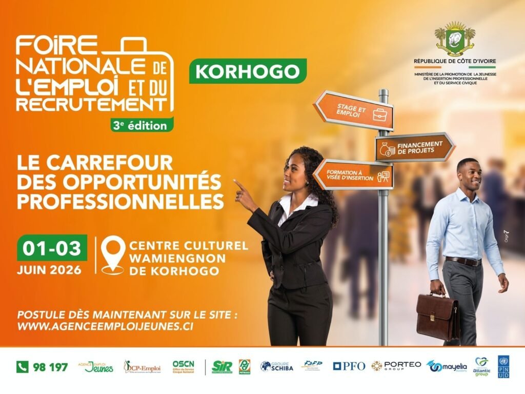 KORHOGO : Foire Nationale de l’Emploi et du Recrutement