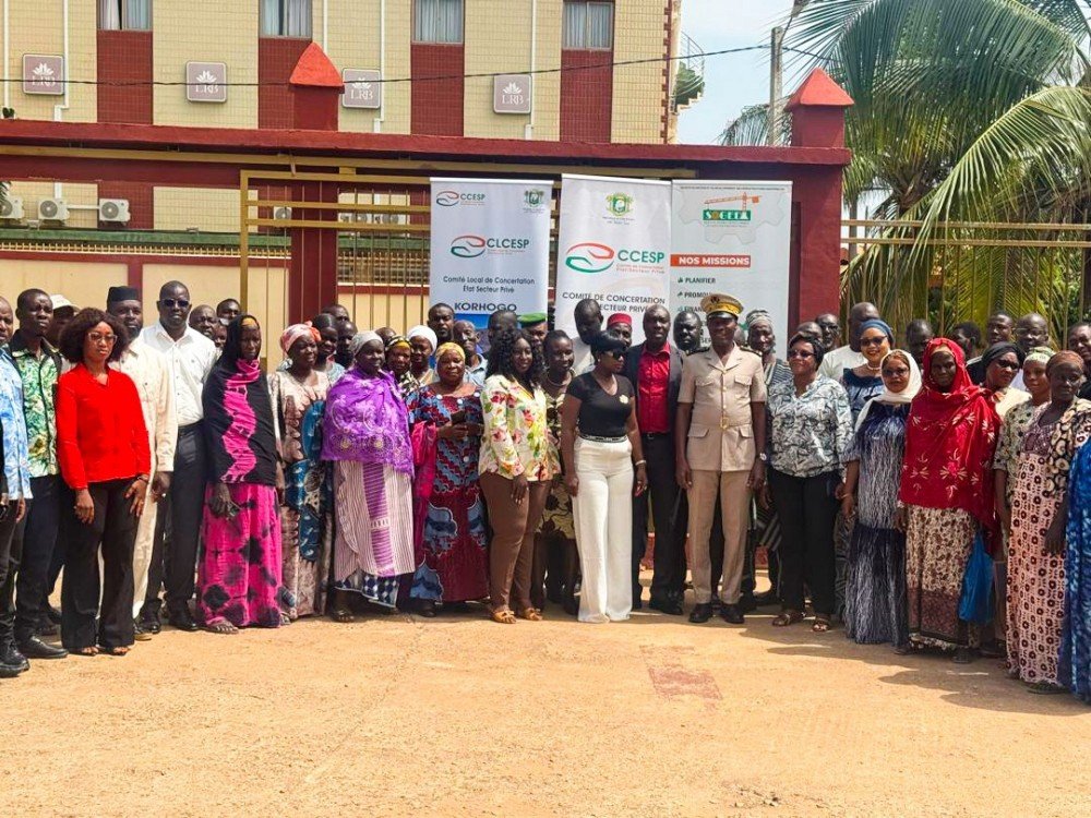 Korhogo : Plus de 300 opérateurs économiques mobilisés pour renforcer la compétitivité du Poro