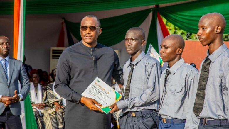 Korhogo : 500 jeunes volontaires achèvent leur formation au Service Civique